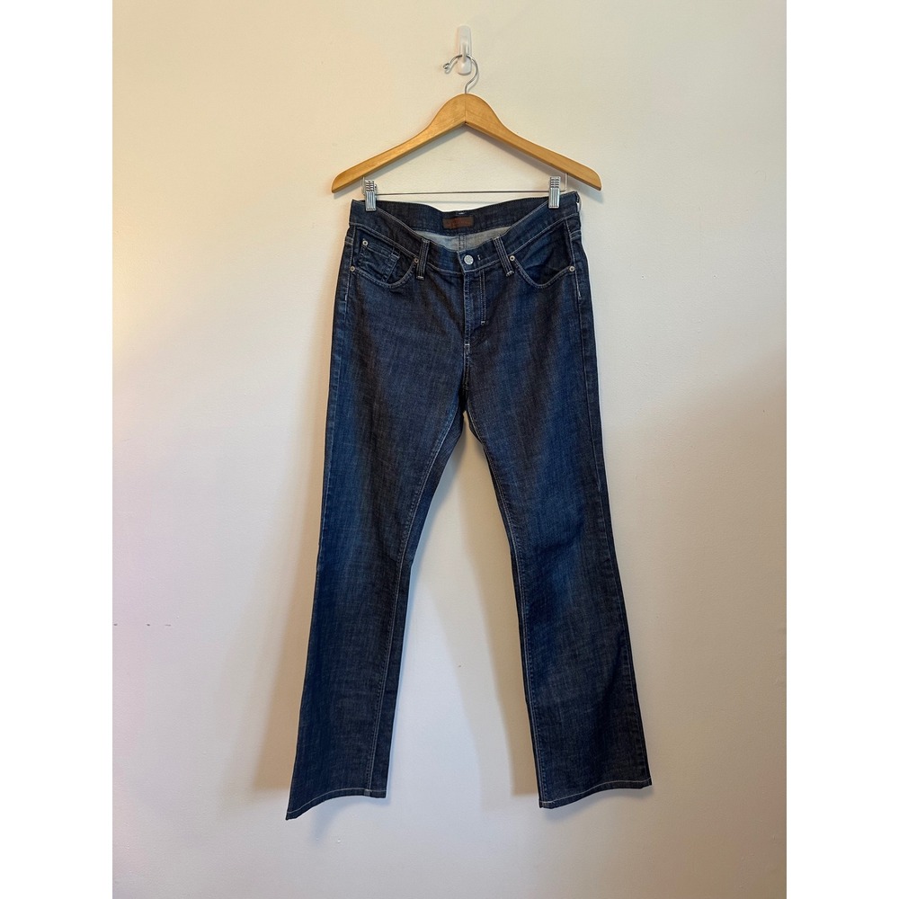 James Jeans Dry Aged Denim Dark Wash Straight Leg Jeans | Size 30